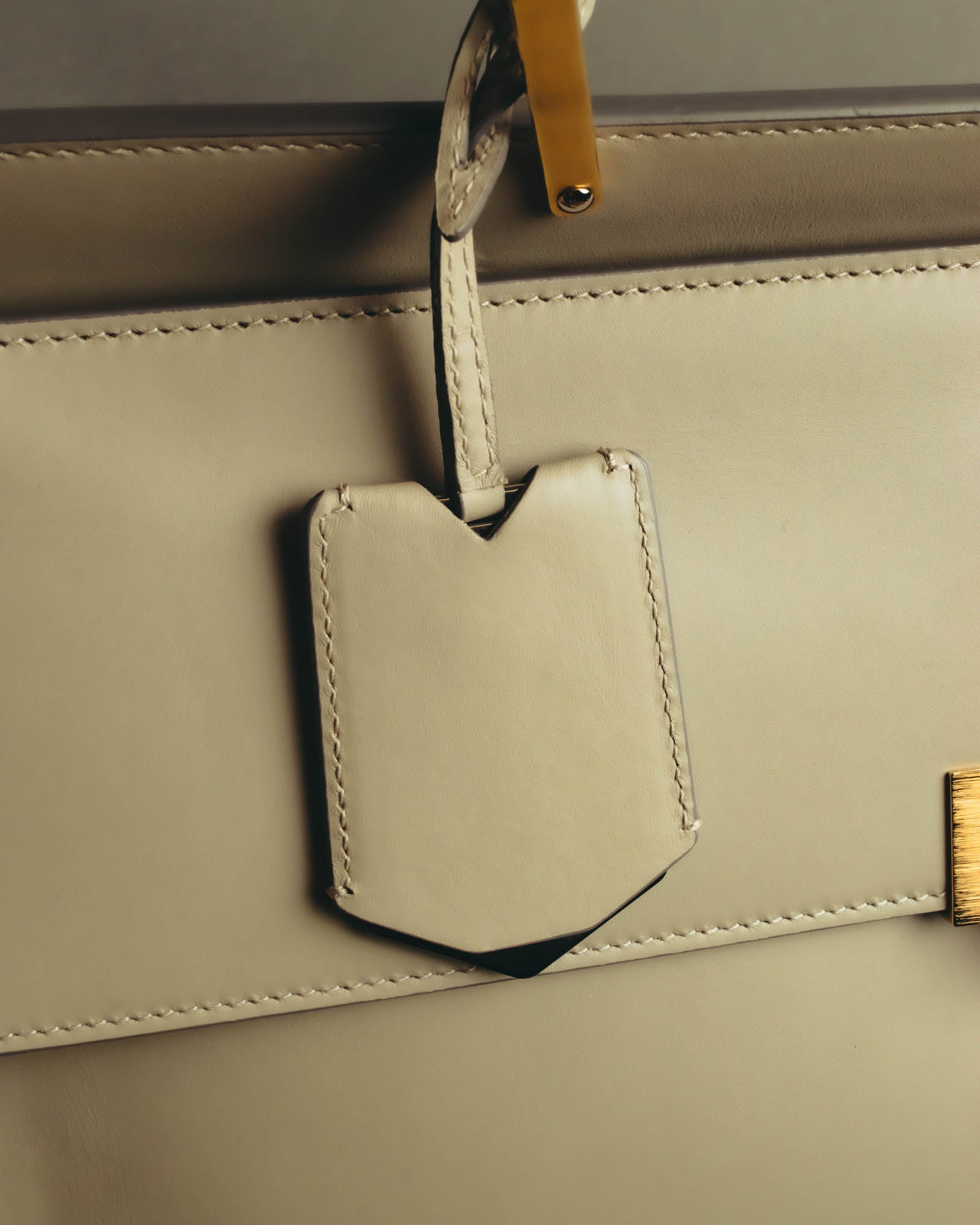 "BALENCIAGA" 2010's Structured leather top handle bag