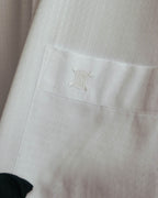 "CELINE" 90's-00's Textured long sleeve dress shirt