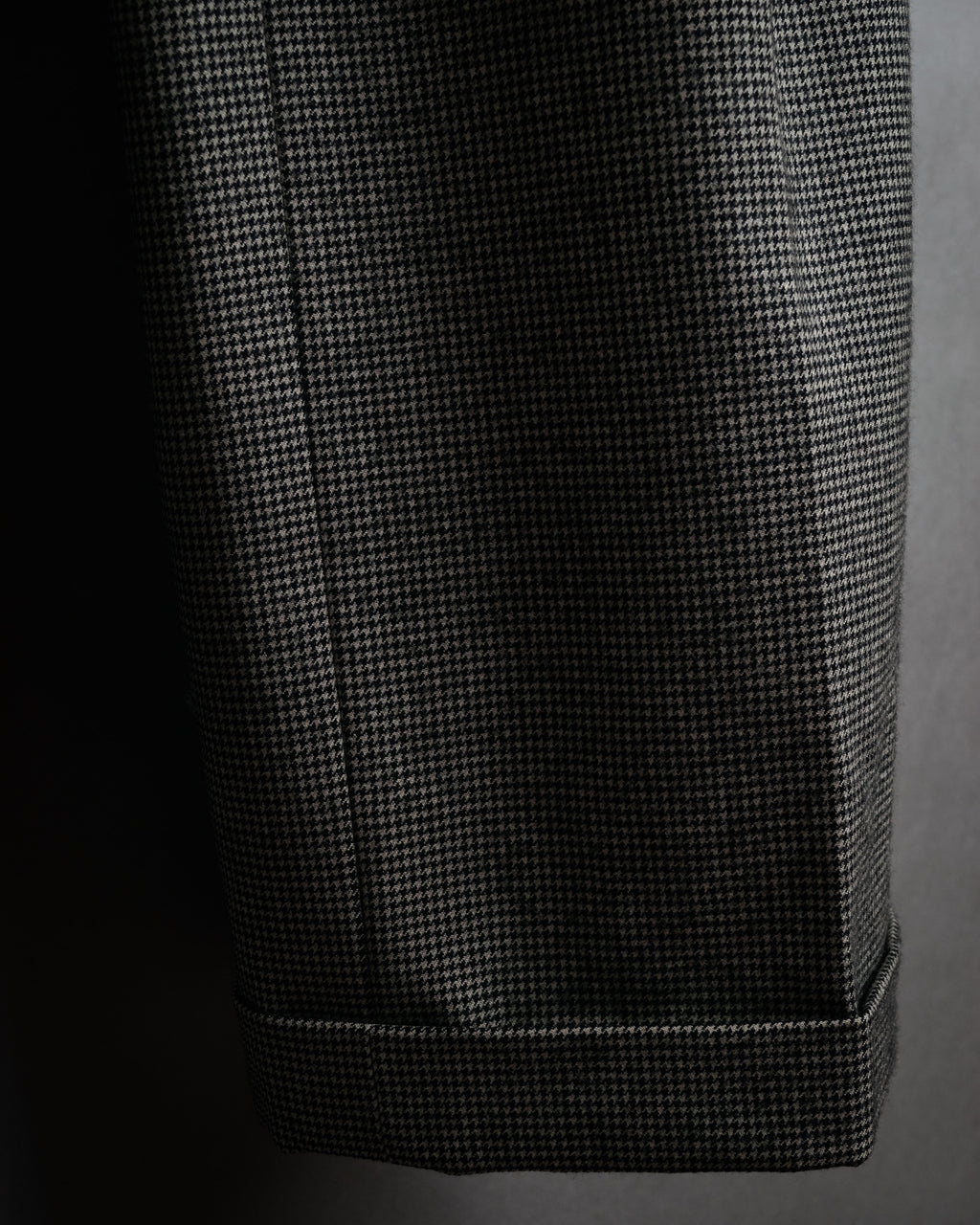 “Polo by Ralph Lauren” 90’s Houndstooth two tuck wool trousers