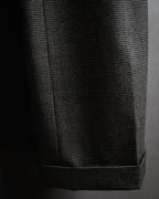 “Polo by Ralph Lauren” 90’s Houndstooth two tuck wool trousers