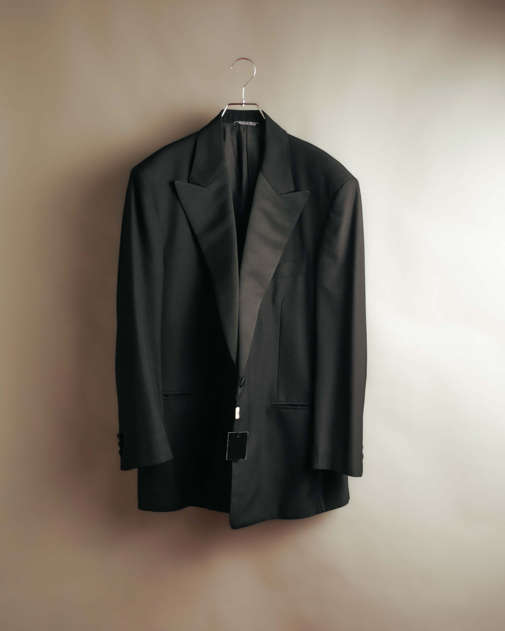 -SPECIAL- “FENDI” 90’s-00’s Peak lapel wool tuxedo tailored setup