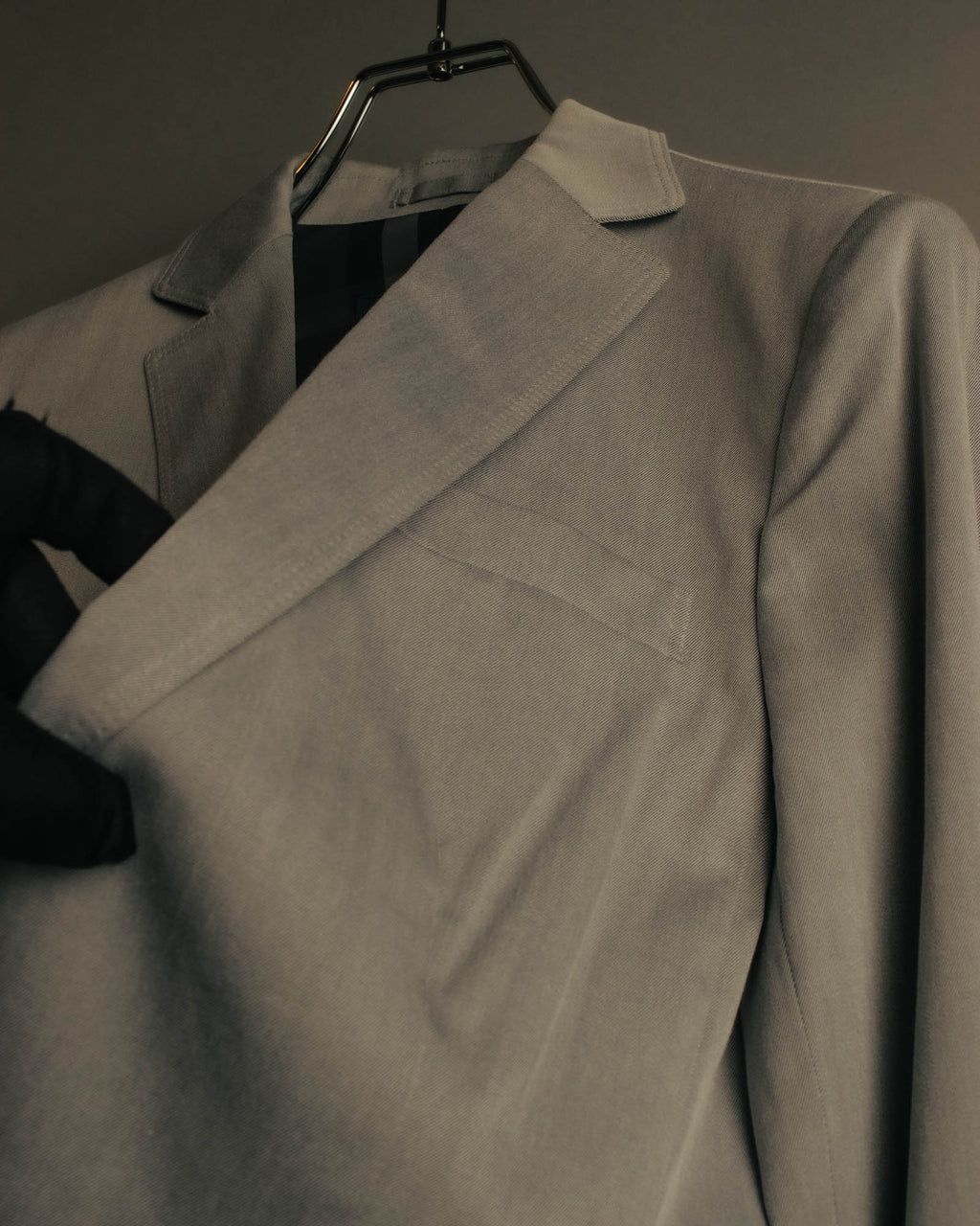 “BURBERRY LONDON” 2000’s Tailored light grey pants suit