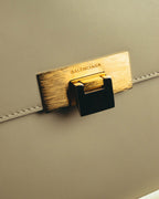 "BALENCIAGA" 2010's Structured leather top handle bag