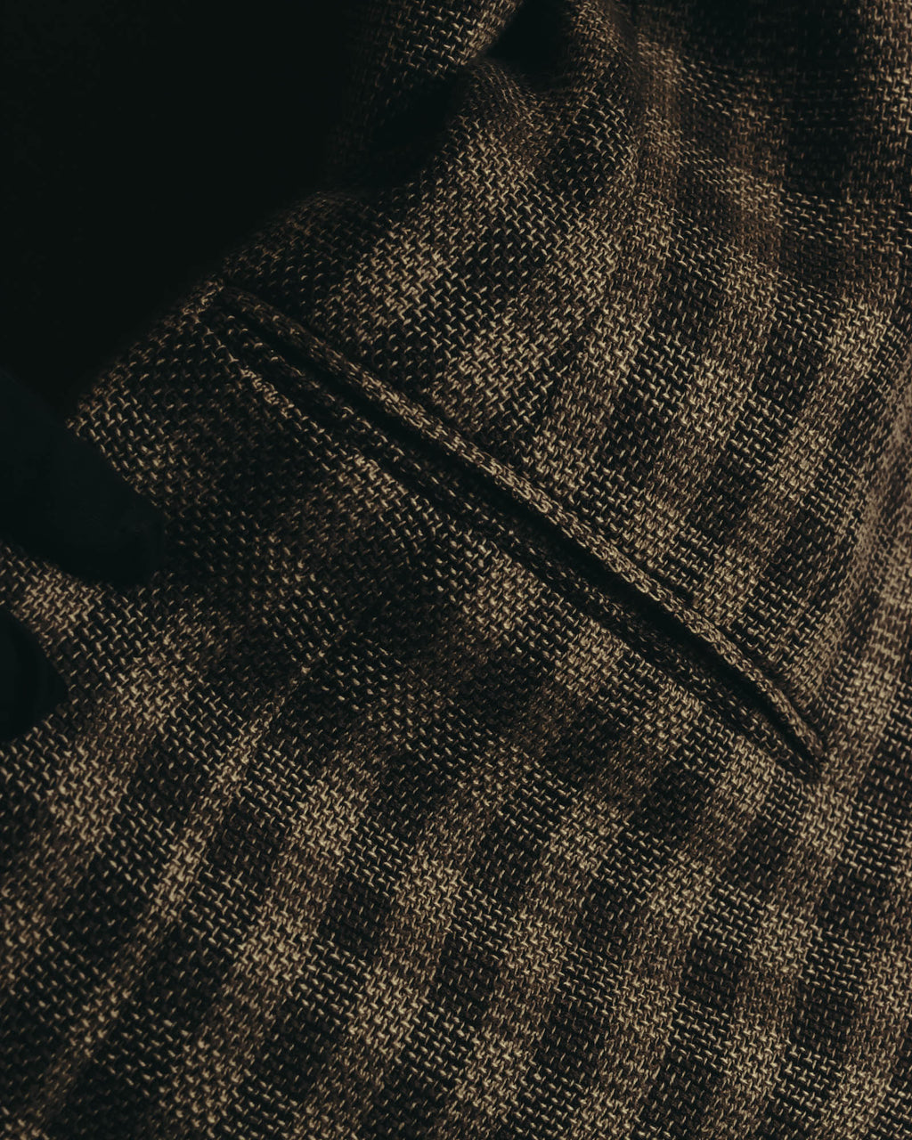 "Salvatore Ferragamo" 90's Brown checked tweed sport coat