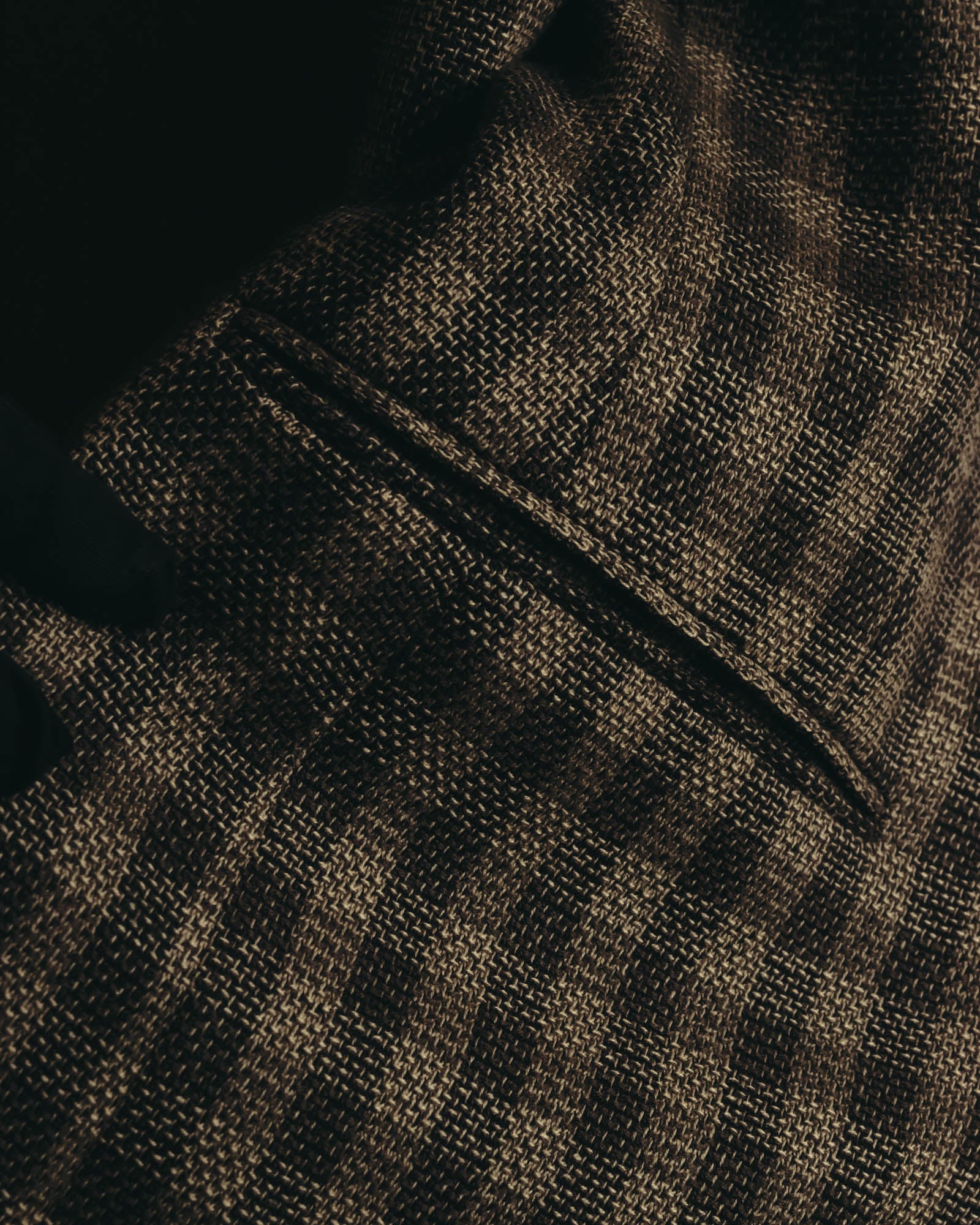 "Salvatore Ferragamo" 90's Brown checked tweed sport coat
