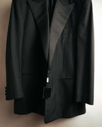 -SPECIAL- “FENDI” 90’s-00’s Peak lapel wool tuxedo tailored setup