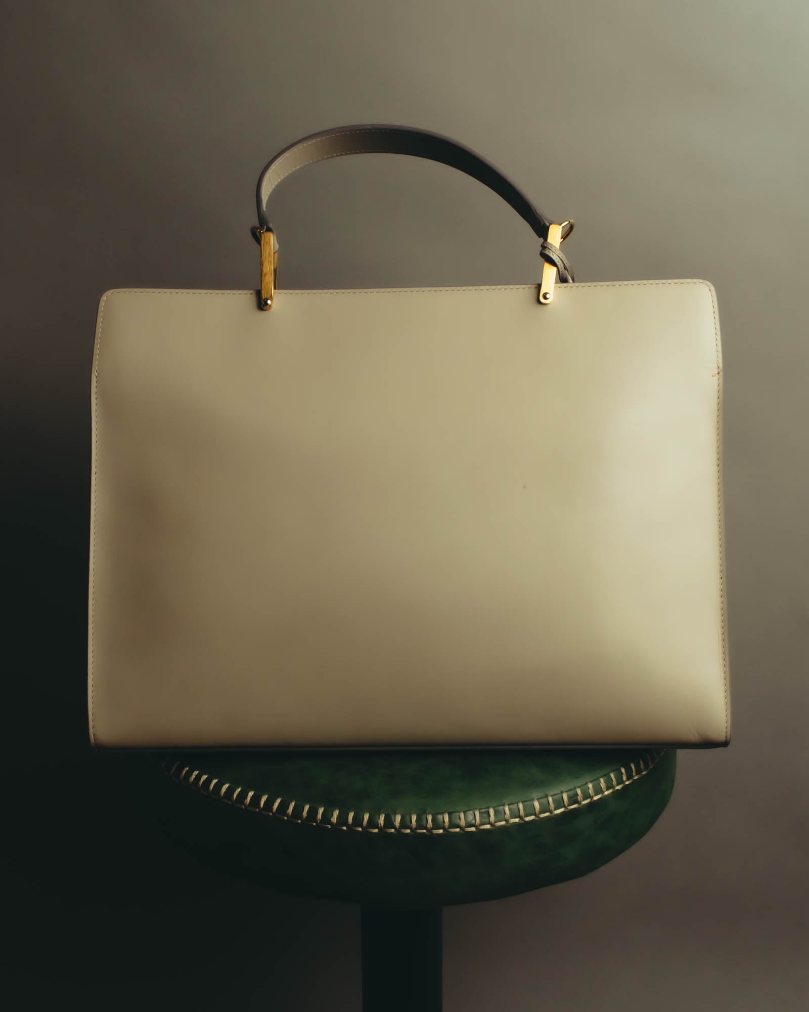 "BALENCIAGA" 2010's Structured leather top handle bag