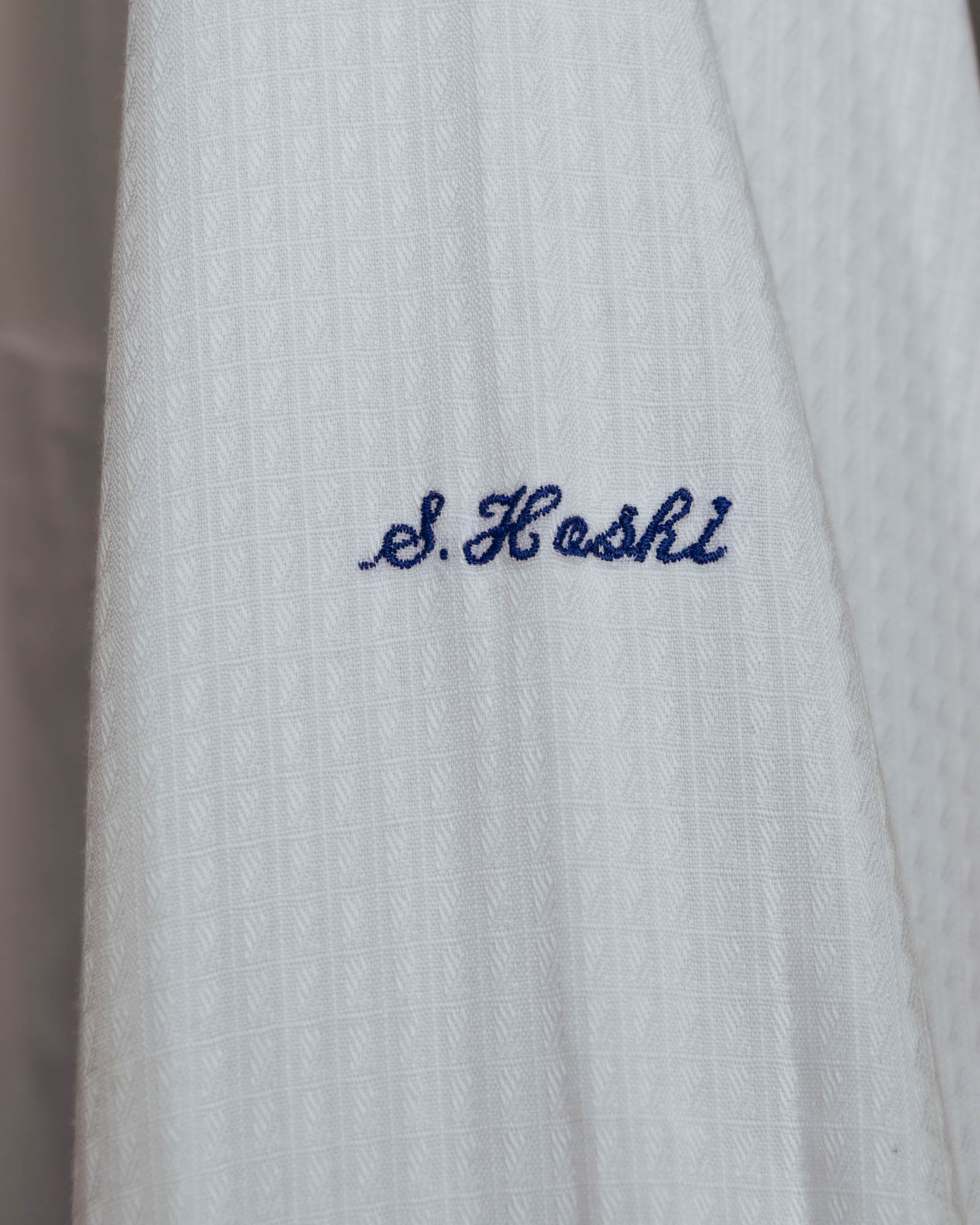 "CELINE" 90's-00's Textured long sleeve dress shirt