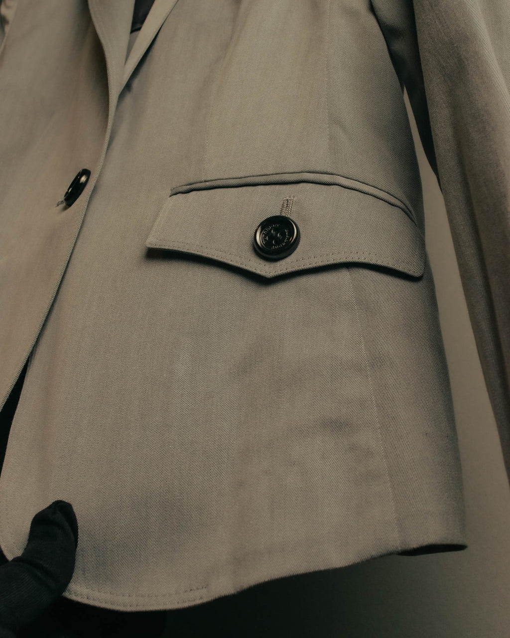 “BURBERRY LONDON” 2000’s Tailored light grey pants suit