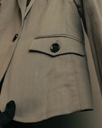 “BURBERRY LONDON” 2000’s Tailored light grey pants suit