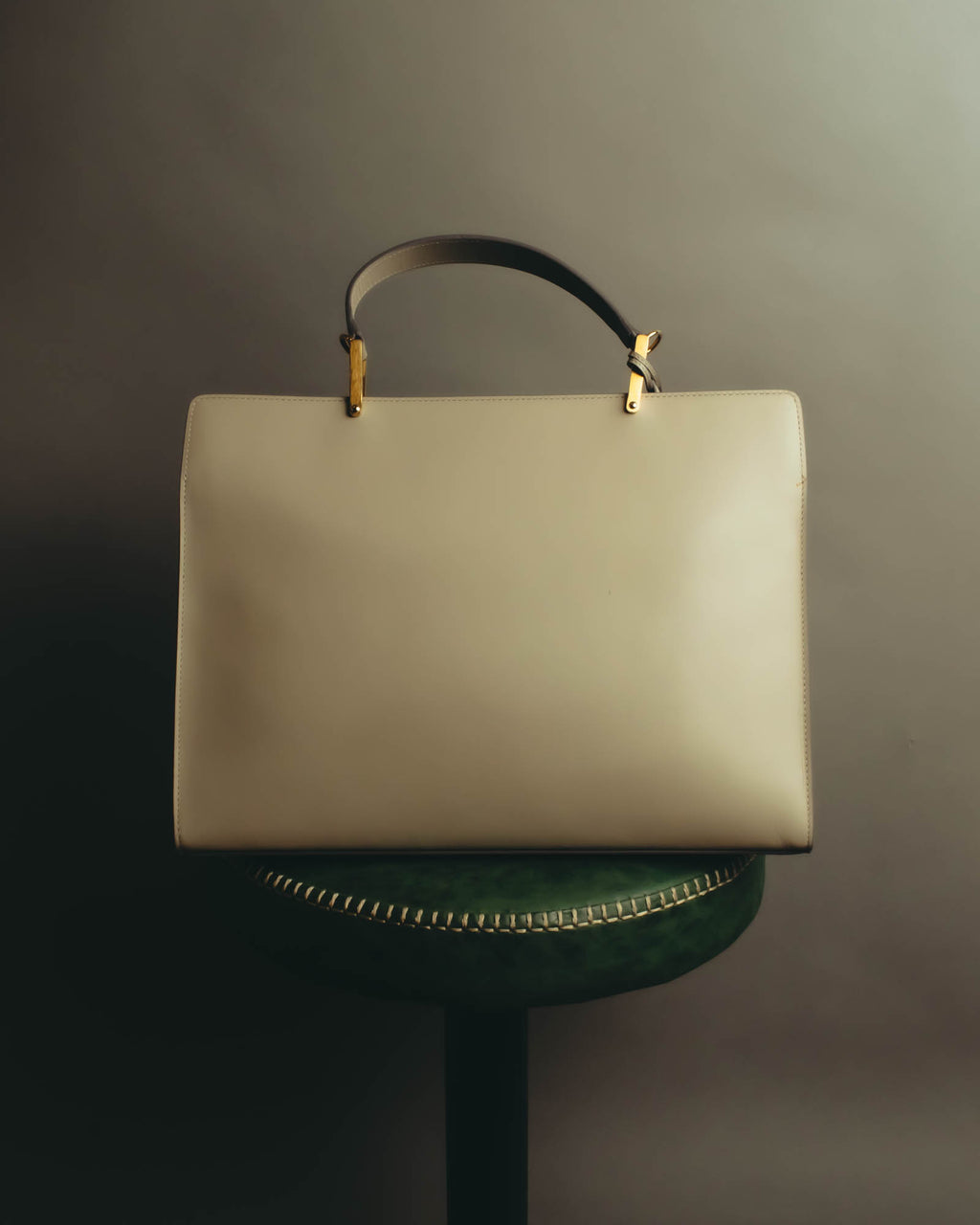 "BALENCIAGA" 2010's Structured leather top handle bag