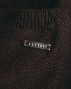 "CELINE" 90's-00's Soft angora blend kids knit sweater dress