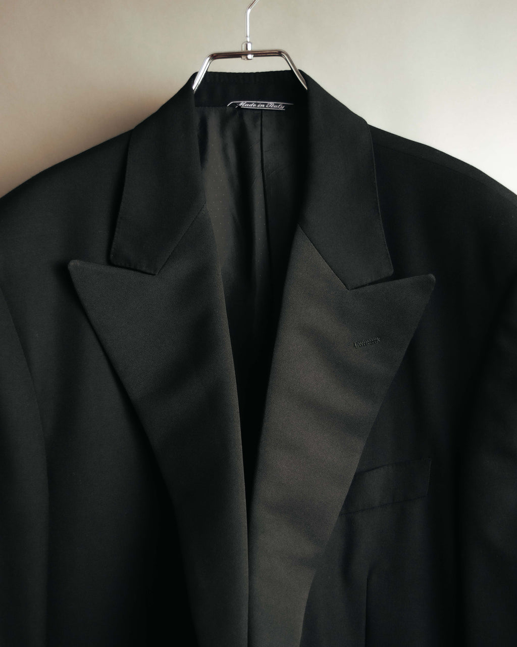 -SPECIAL- “FENDI” 90’s-00’s Peak lapel wool tuxedo tailored setup