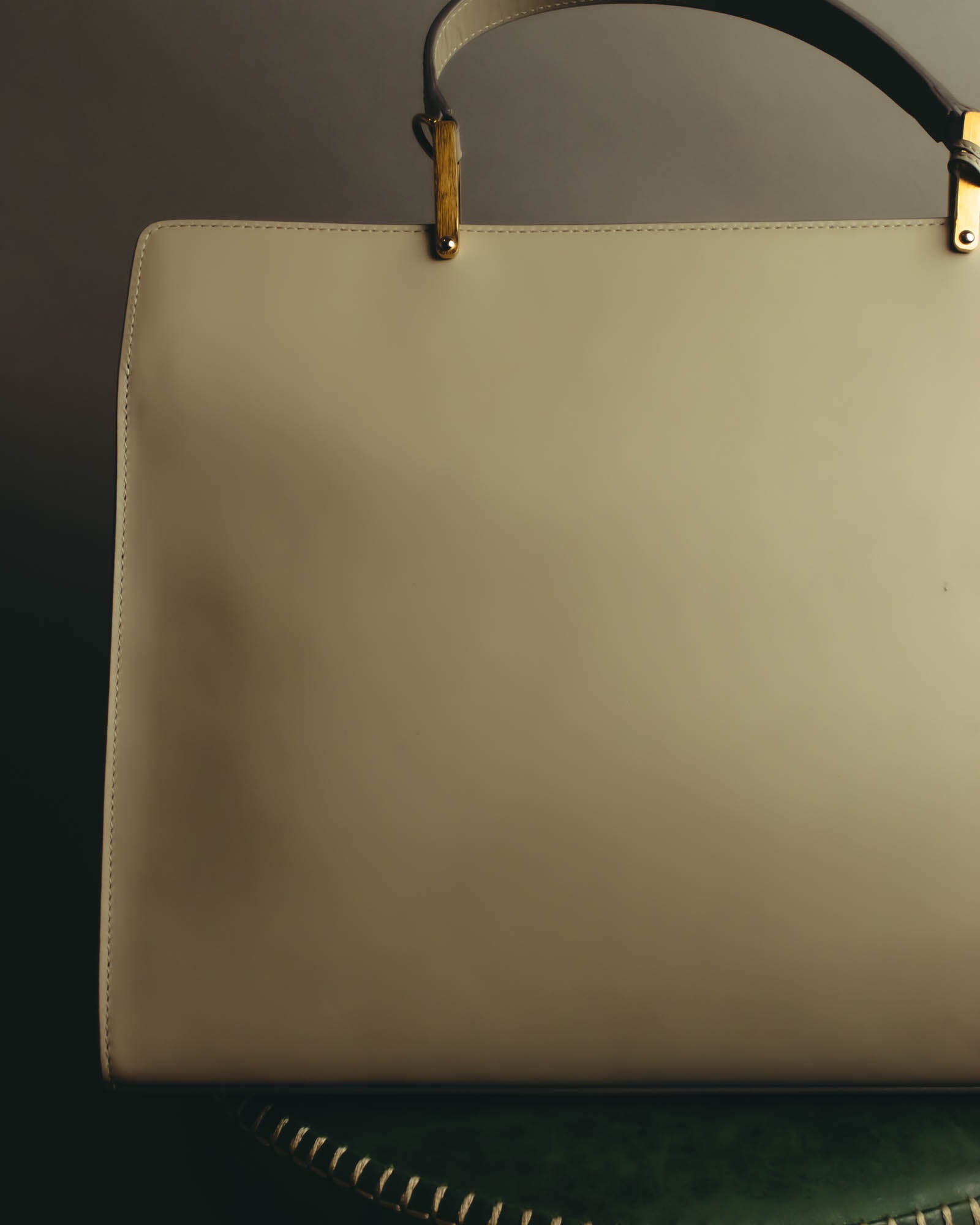 "BALENCIAGA" 2010's Structured leather top handle bag