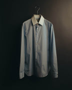 "GUCCI" 10's-20's Striped contrast-collar cotton shirt