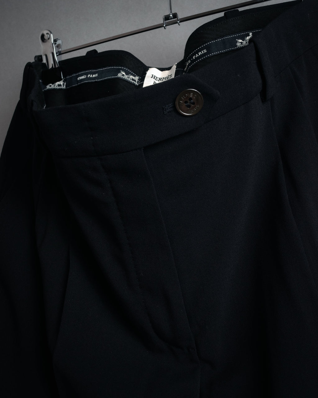 -SPECIAL- “HERMÈS“ 2000’s wool tailored trousers