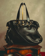 "–SPECIAL– Yves Saint Laurent" 00's-10's Soft leather 2-way handbag