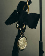"LANVIN" 00's-10's Quilted leather shoulder bag