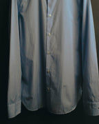 "GUCCI" 10's-20's Striped contrast-collar cotton shirt