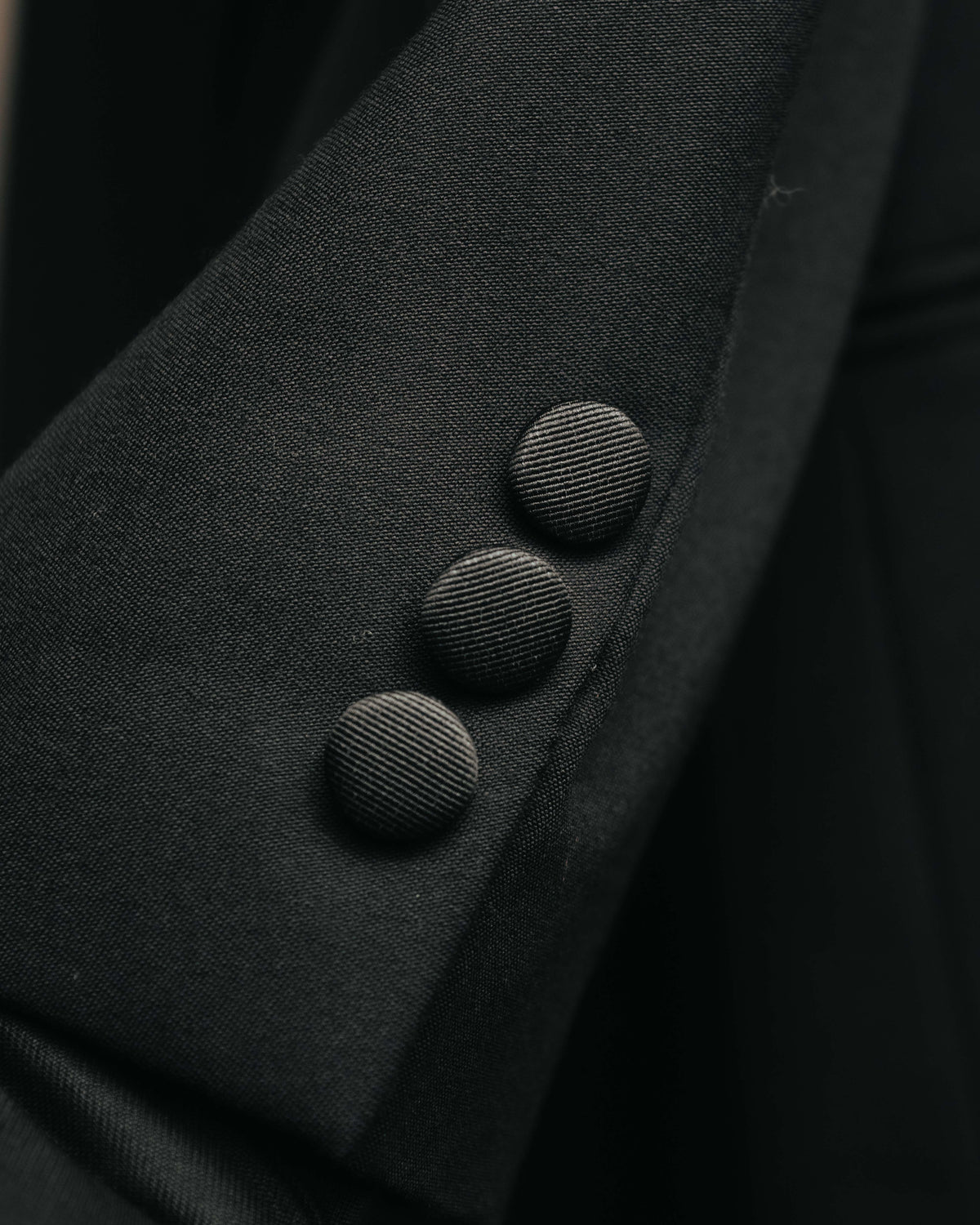 -SPECIAL- “FENDI” 90’s-00’s Peak lapel wool tuxedo tailored setup