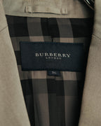 “BURBERRY LONDON” 2000’s Tailored light grey pants suit