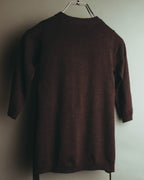 "CELINE" 90's-00's Soft angora blend kids knit sweater dress