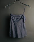 "Miu Miu" 90's-00's Delicate ruffled camisole top