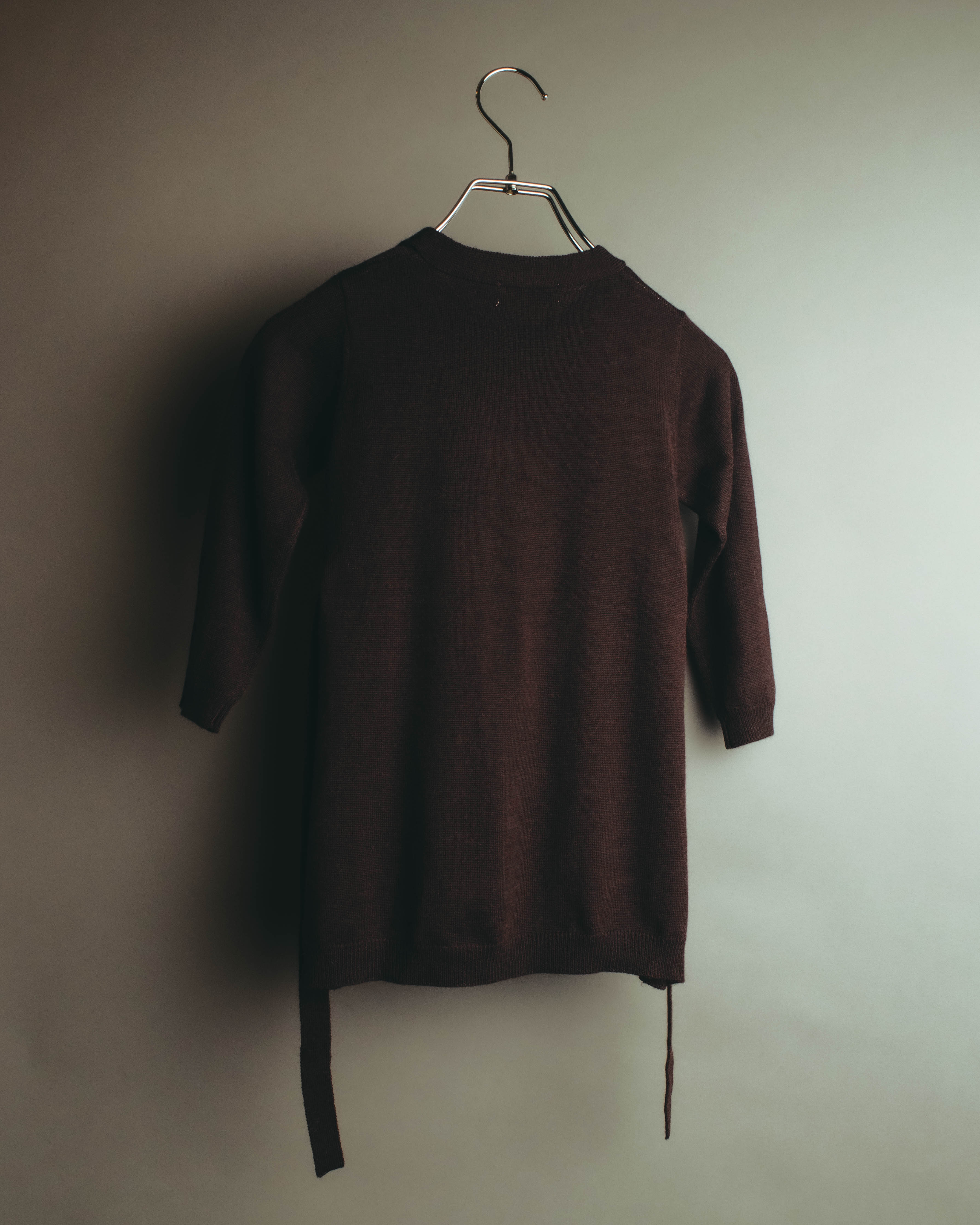 "CELINE" 90's-00's Soft angora blend kids knit sweater dress
