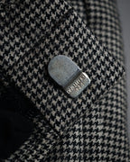 “Polo by Ralph Lauren” 90’s Houndstooth two tuck wool trousers