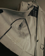 “BURBERRY LONDON” 2000’s Tailored light grey pants suit