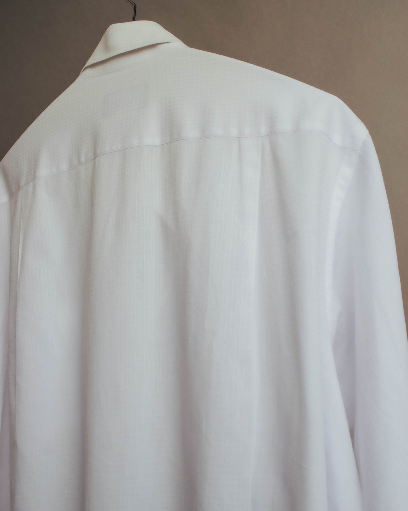 "CELINE" 90's-00's Textured long sleeve dress shirt
