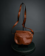 “CELINE” 90’s Leather triomphe shoulder bag