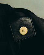 "LANVIN" 00's-10's Quilted leather shoulder bag