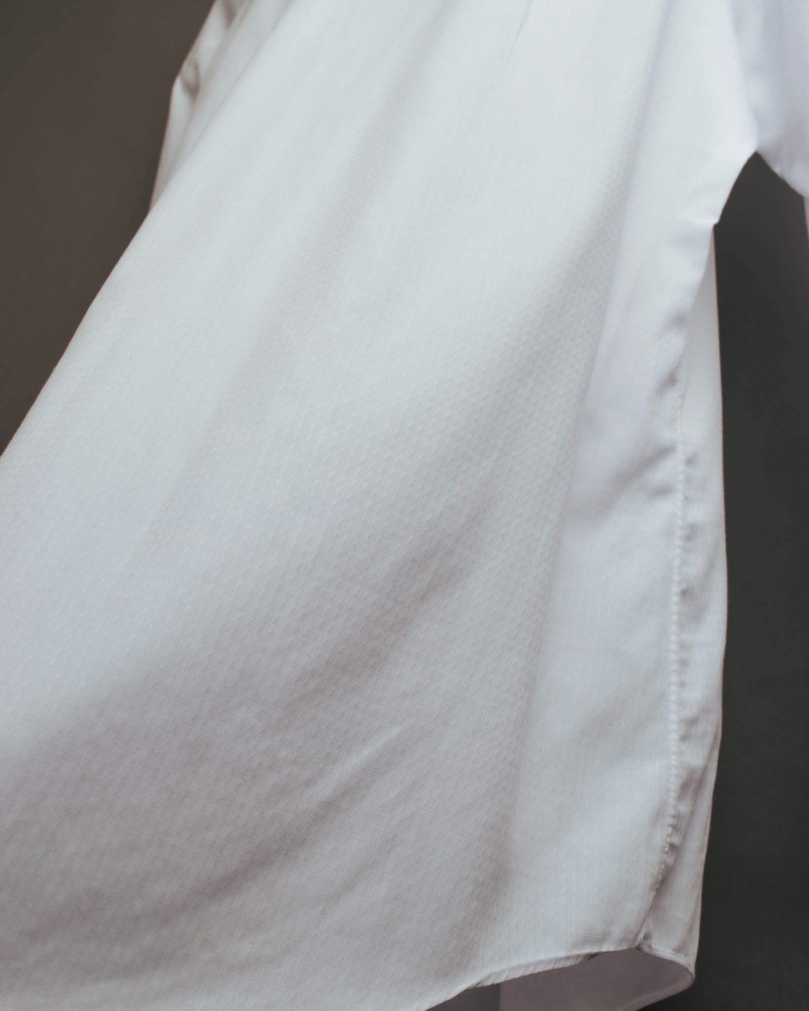 "CELINE" 90's-00's Textured long sleeve dress shirt