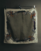 "Christian Dior" 80's Classic printed scarf
