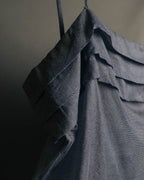 "Miu Miu" 90's-00's Delicate ruffled camisole top