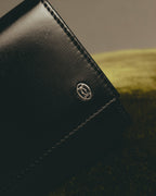 "Cartier" 00's-10's Sleek leather coin case