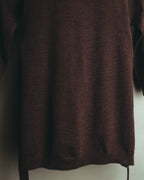 "CELINE" 90's-00's Soft angora blend kids knit sweater dress