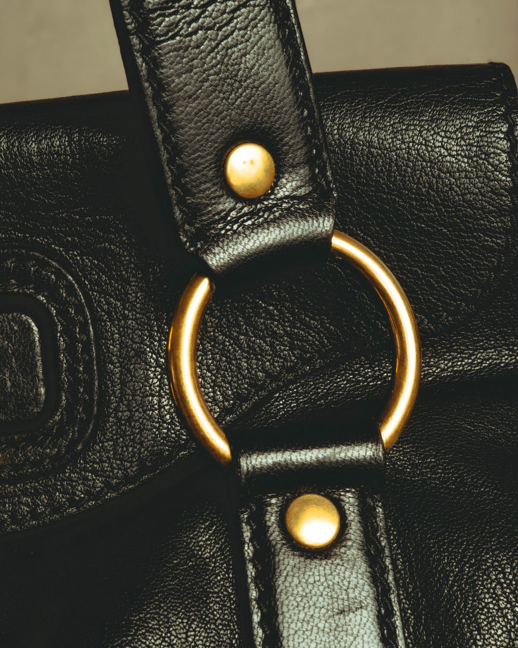 "–SPECIAL– Yves Saint Laurent" 00's-10's Soft leather 2-way handbag