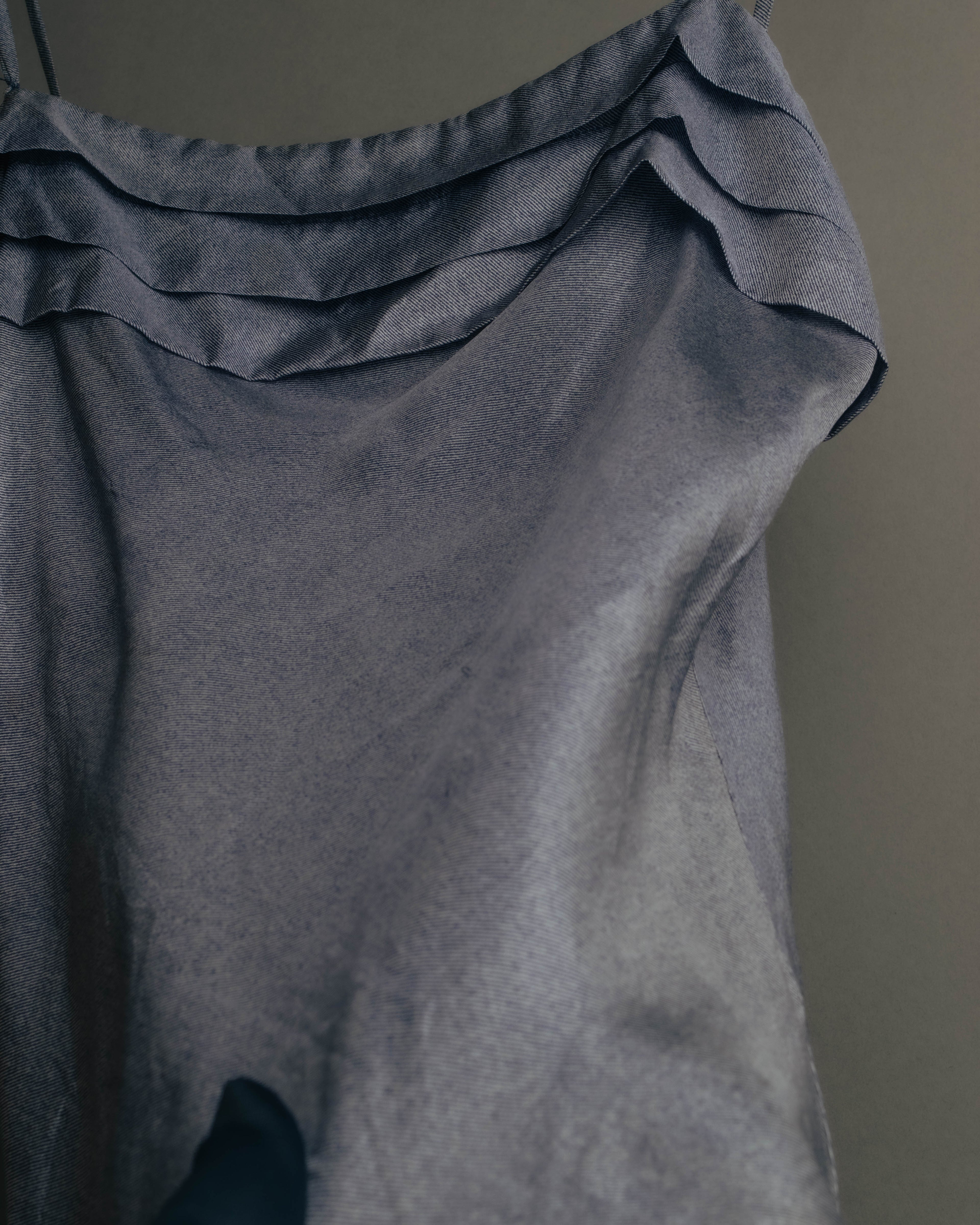 "Miu Miu" 90's-00's Delicate ruffled camisole top