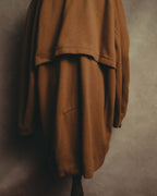 "KENZO" 80's-90's Sculptural double-breasted wool coat