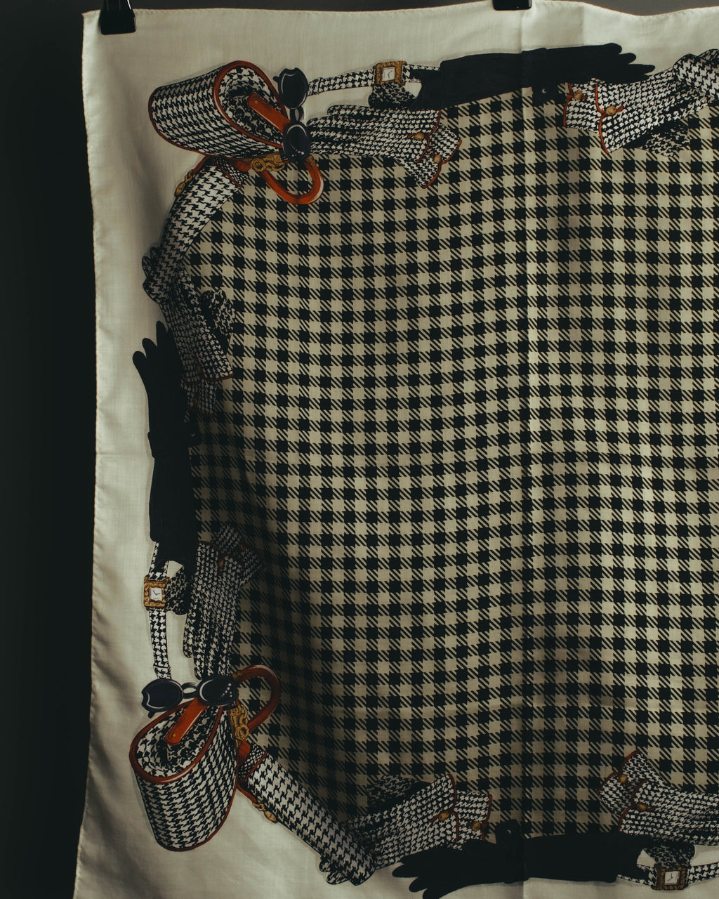 "Christian Dior" 80's Classic printed scarf