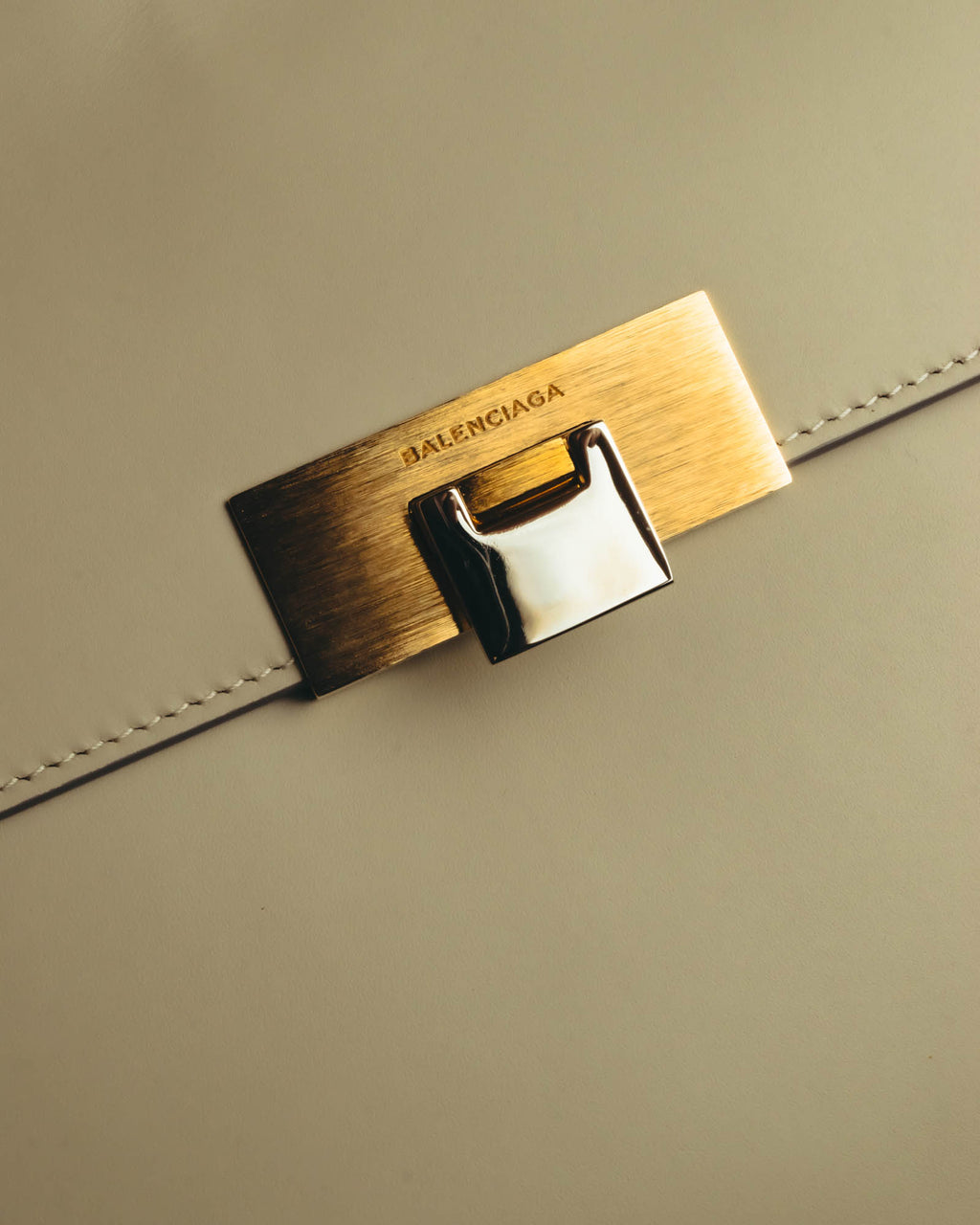 "BALENCIAGA" 2010's Structured leather top handle bag