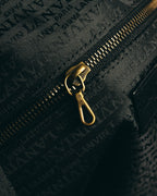 "LANVIN" 00's-10's Quilted leather shoulder bag