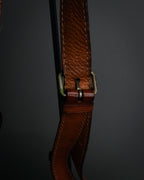 “CELINE” 90’s Leather triomphe shoulder bag