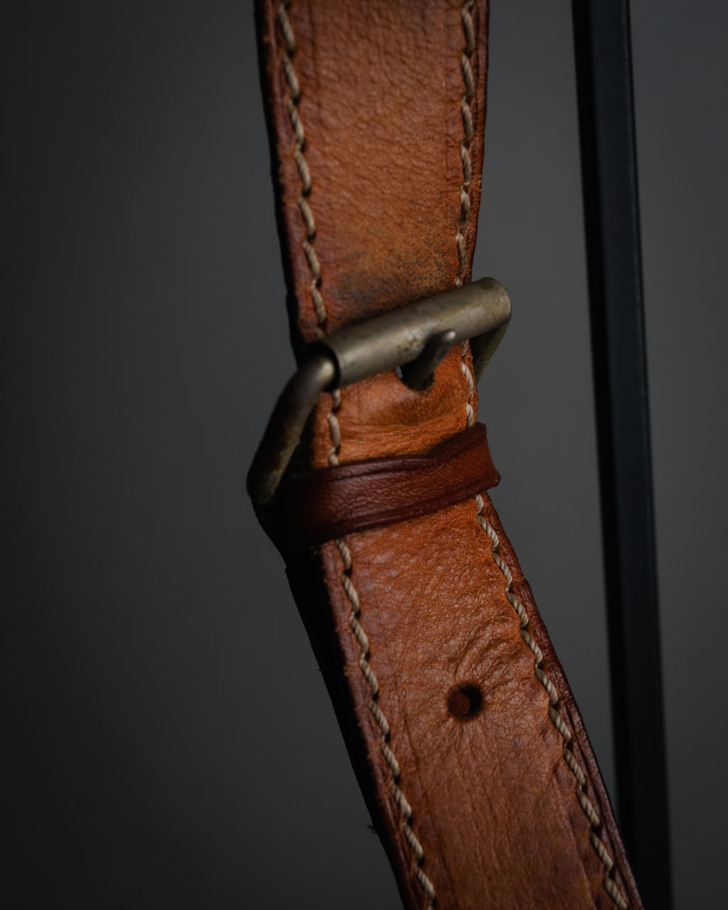 “CELINE” 90’s Leather triomphe shoulder bag