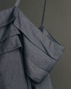 "Miu Miu" 90's-00's Delicate ruffled camisole top