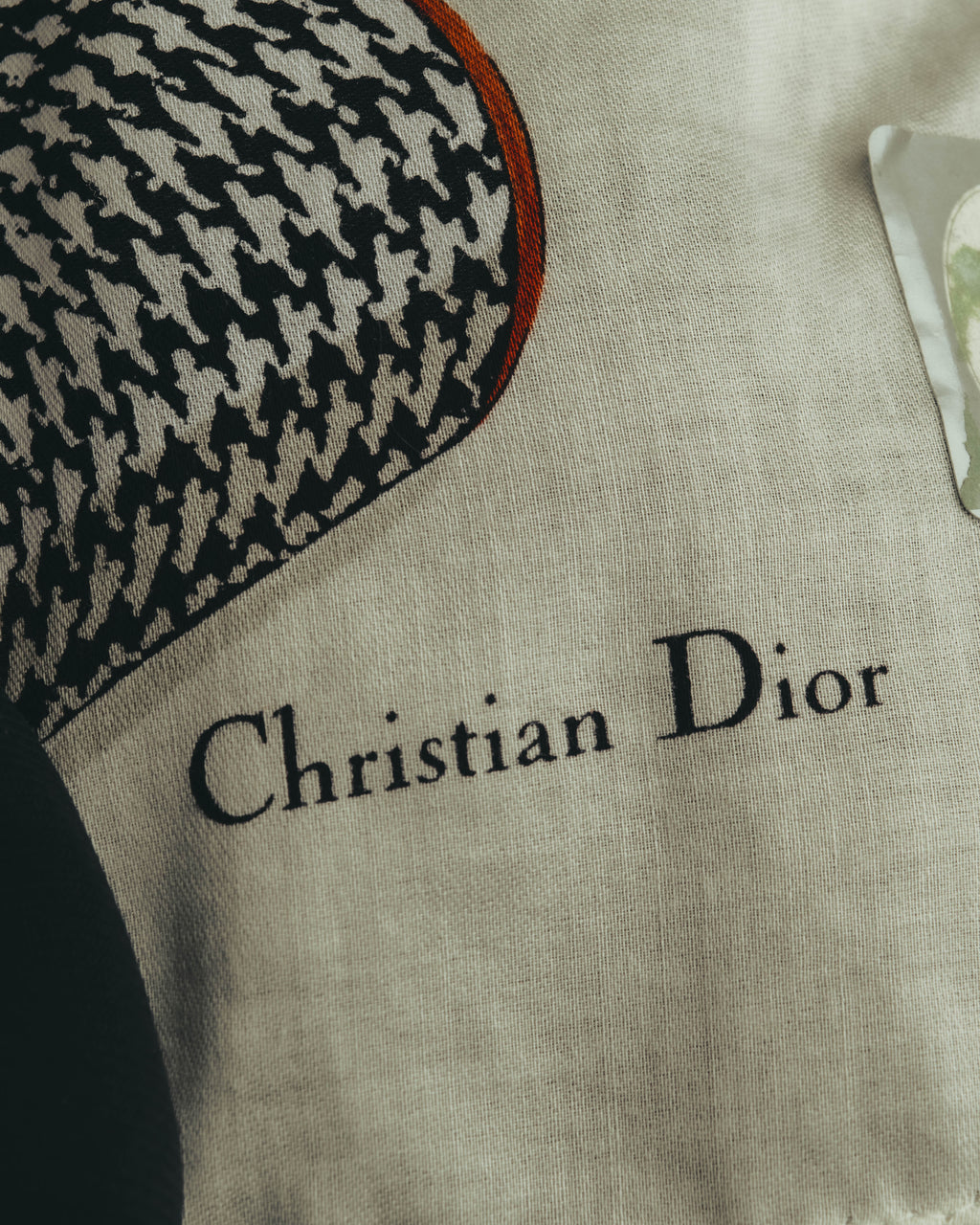 "Christian Dior" 80's Classic printed scarf