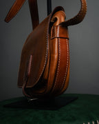 “CELINE” 90’s Leather triomphe shoulder bag