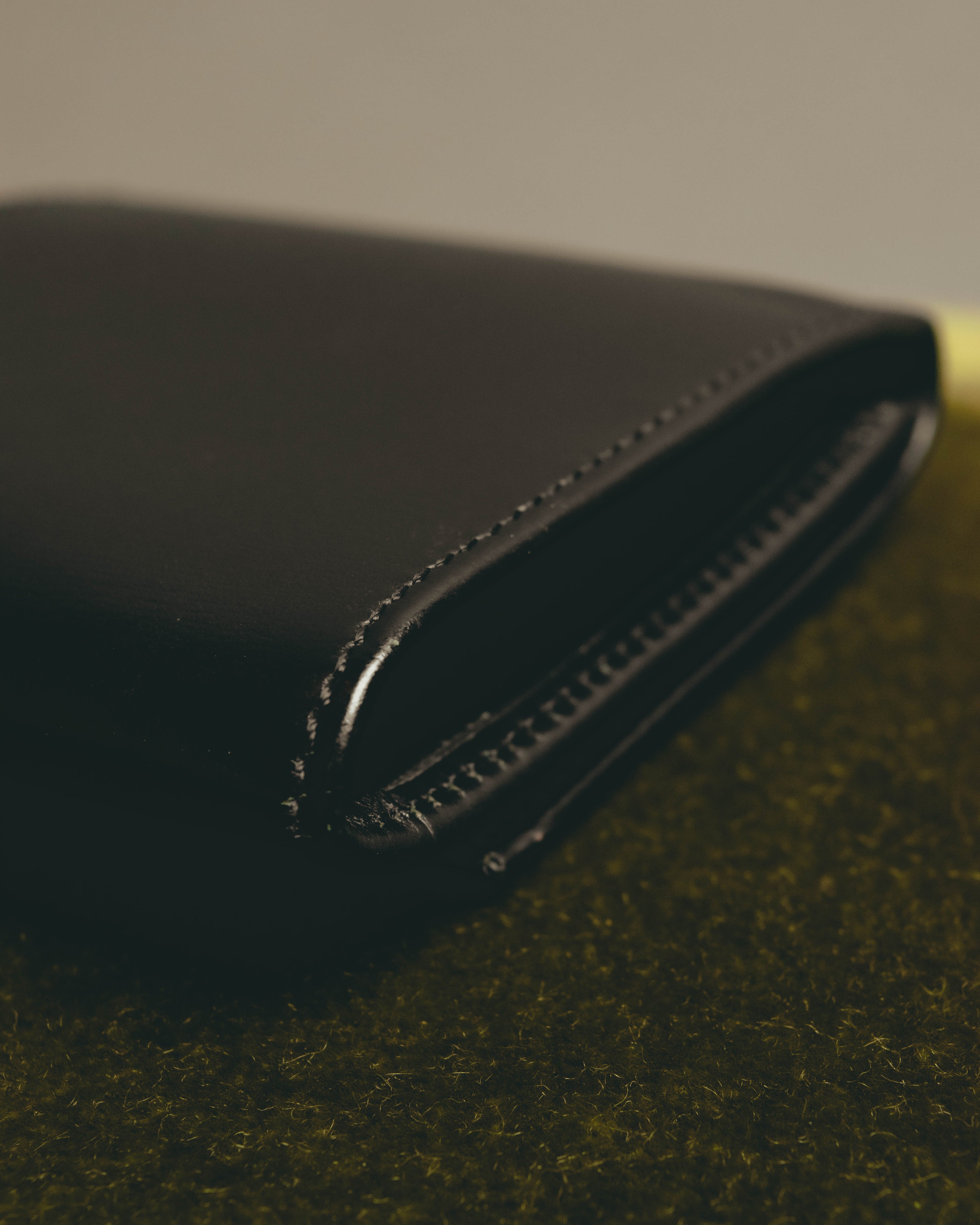 "Cartier" 00's-10's Sleek leather coin case